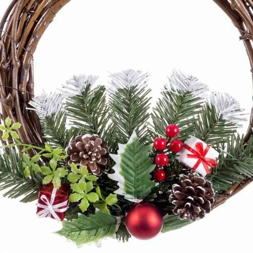 Coroană de Crăciun Crvena Pisana Ratan Plastika Ananas 30 cm Cijena