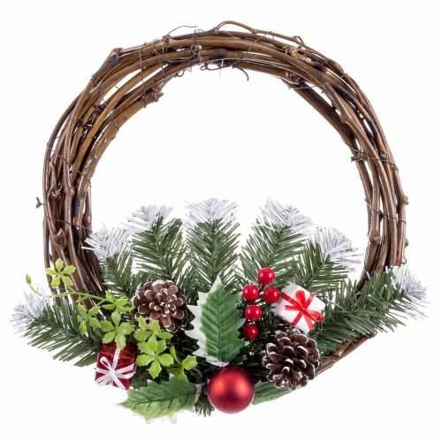 Coroană de Crăciun Crvena Pisana Ratan Plastika Ananas 30 cm Cijena