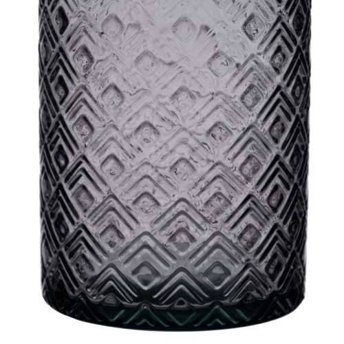 Vaza Siva reciklirano staklo 9 x 9 x 28 cm Cijena