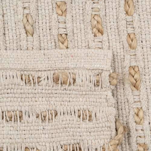 Tepih Bijela Prirodno 70 % pamuk 30 % Juta 160 x 230 cm Cijena
