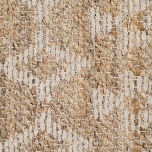 Tepih Bijela Prirodno 60 % Pamuk Juta 160 x 230 cm Cijena