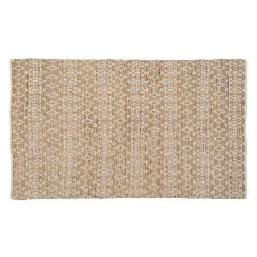Tepih Bijela Prirodno 60 % Pamuk Juta 200 x 290 cm Cijena