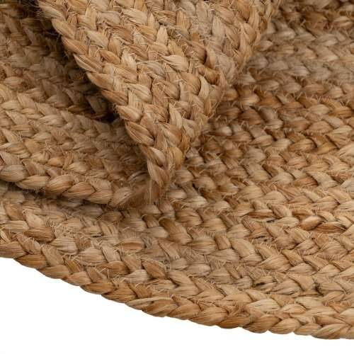 Tepih Majmun Bijela Bež 100 % Juta 100 x 100 cm Cijena