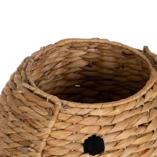 Košara Pas Crna Bež Prirodno vlakno 27 x 27 x 19 cm Cijena