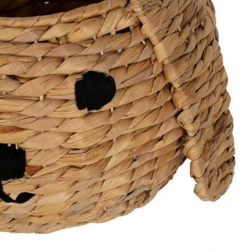 Košara Pas Crna Bež Prirodno vlakno 27 x 27 x 19 cm Cijena