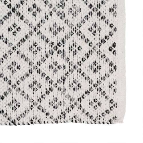 Tepih Bijela Siva 70 % pamuk 30 % Poliester 160 x 230 cm Cijena