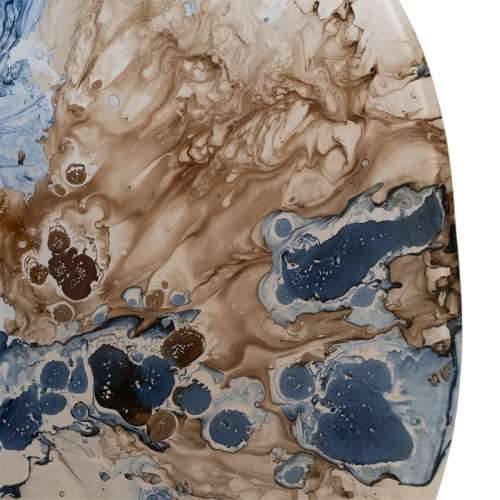 Stolni ukras Plava Smeđa 39 x 39 x 6,5 cm Cijena
