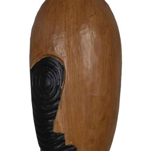 Ukrasna figura Smeđa Maska 18 x 11 x 54 cm Cijena