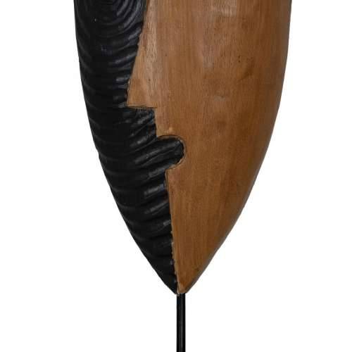 Ukrasna figura Smeđa Maska 18 x 11 x 54 cm Cijena