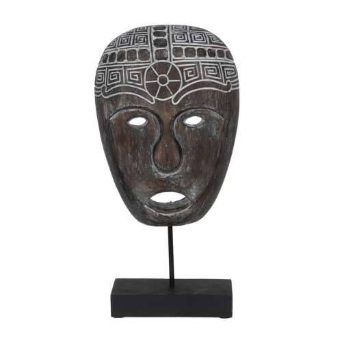 Ukrasna figura Smeđa Maska 24 x 12 x 46 cm Cijena