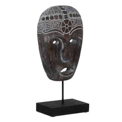 Ukrasna figura Smeđa Maska 24 x 12 x 46 cm Cijena