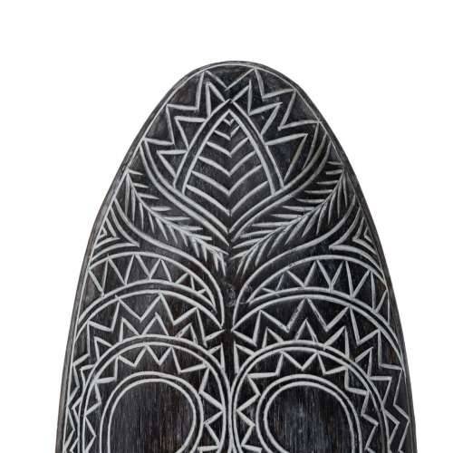 Ukrasna figura Bijela Smeđa Maska 24 x 5 x 80 cm Cijena