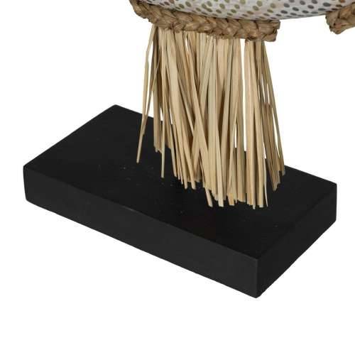 Ukrasna figura Bijela Smeđa Prirodno Riba 57 x 12 x 60 cm Cijena