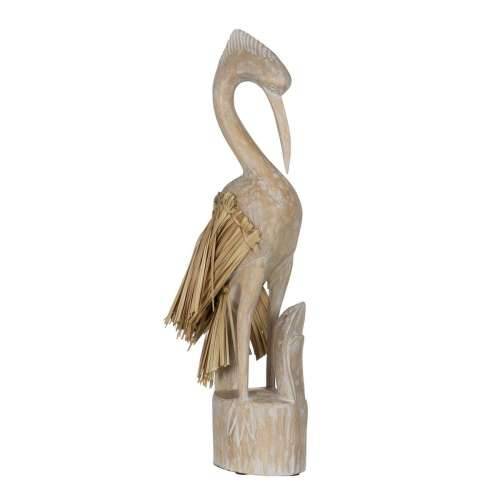 Ukrasna figura Bijela Prirodno Čaplja 20 x 10 x 62 cm Cijena
