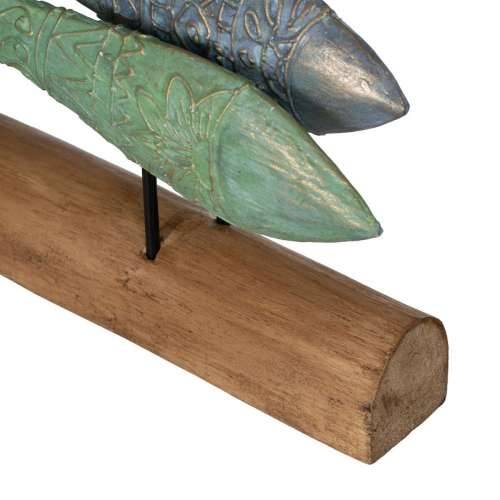 Ukrasna figura Zelena Prirodno Ribe 56 x 7 x 31 cm Cijena