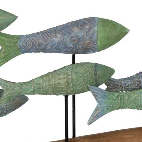Ukrasna figura Zelena Prirodno Ribe 56 x 7 x 31 cm Cijena