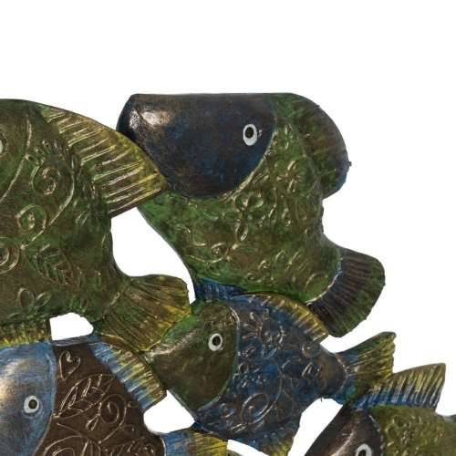 Ukrasna figura Plava Smeđa Zelena Ribe 60 x 11,5 x 52 cm Cijena