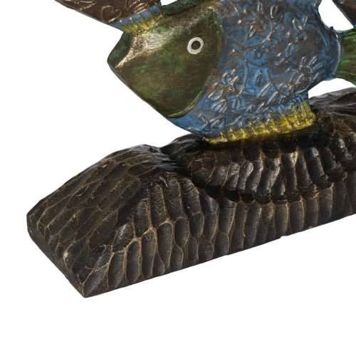 Ukrasna figura Plava Smeđa Zelena Ribe 60 x 11,5 x 52 cm Cijena