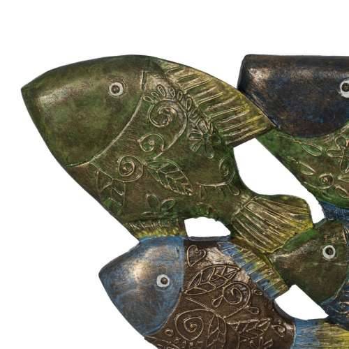 Ukrasna figura Plava Smeđa Zelena Ribe 60 x 11,5 x 52 cm Cijena