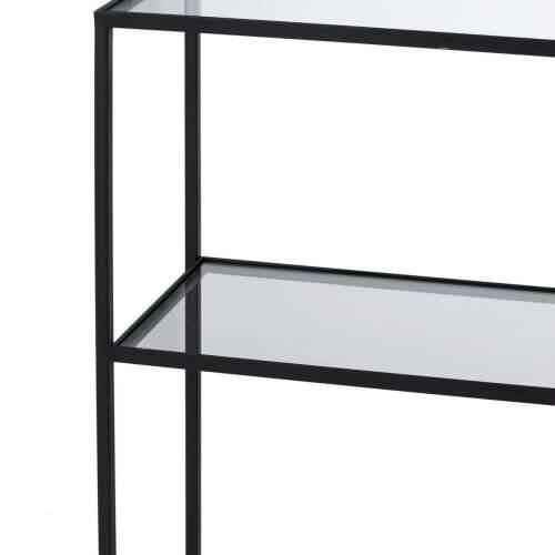 Polica Crna Kristal Željezo 110 x 26 x 74 cm Cijena
