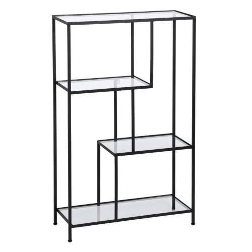 Polica Crna Kristal Željezo 65 x 25 x 110 cm Cijena