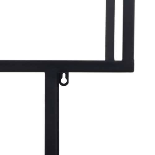 Polica Crna Kristal Željezo 65 x 25 x 110 cm Cijena
