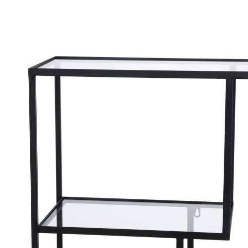 Polica Crna Kristal Željezo 65 x 25 x 110 cm Cijena