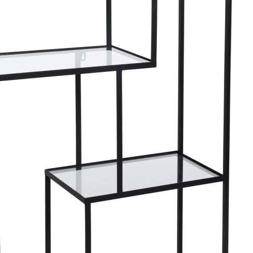 Polica Crna Kristal Željezo 65 x 25 x 110 cm Cijena