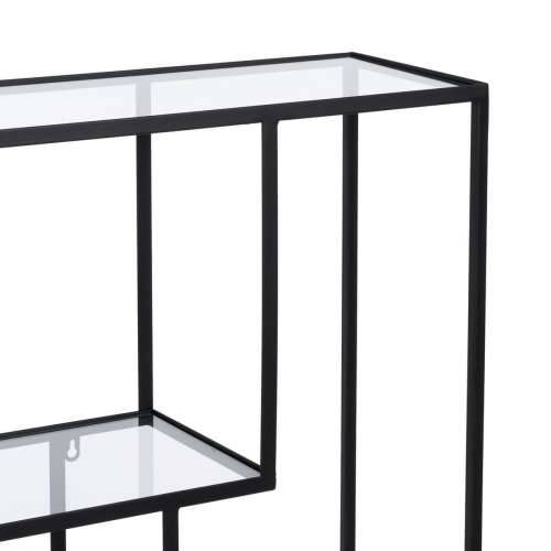 Polica Crna Kristal Željezo 65 x 25 x 110 cm Cijena