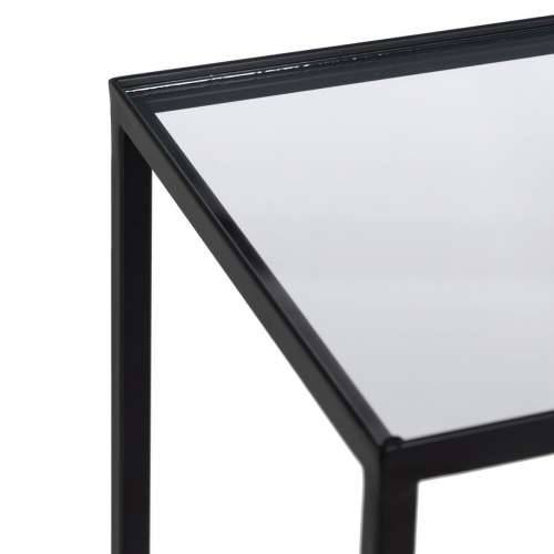 Polica Crna Kristal Željezo 65 x 25 x 110 cm Cijena