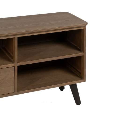 Namještaj za TV kabinet Crna Prirodno Željezo Jelovina 150 x 41 x 59 cm Cijena