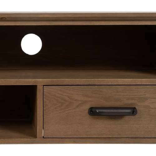 Namještaj za TV kabinet Crna Prirodno Željezo Jelovina 150 x 41 x 59 cm Cijena