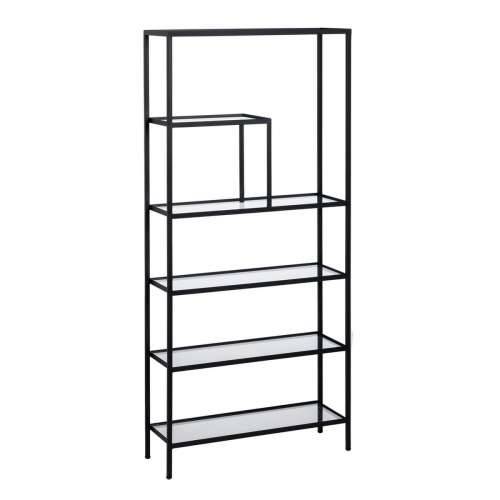 Polica Crna Kristal Željezo 70 x 23 x 161 cm Cijena
