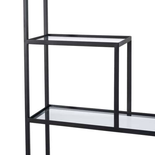 Polica Crna Kristal Željezo 70 x 23 x 161 cm Cijena