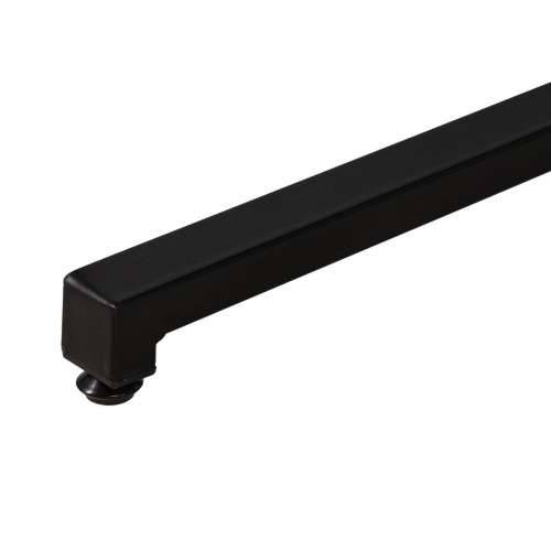 Stol Crna Prirodno Drvo MDF 60 x 60 x 75 cm Cijena