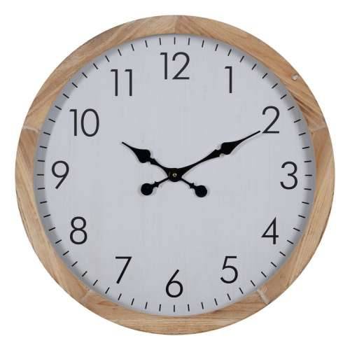 Zidni sat Bijela Drvo 60 x 60 x 6,5 cm Cijena