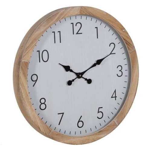 Zidni sat Bijela Drvo 60 x 60 x 6,5 cm Cijena