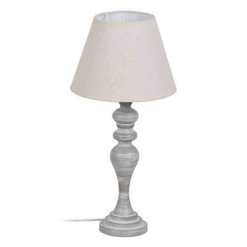 Stolna svjetiljka Bež Siva 60 W 220-240 V 25 x 25 x 50 cm Cijena