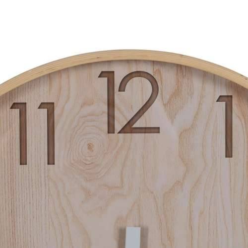 Zidni sat Prirodno Drvo 60 x 60 x 5,5 cm Cijena