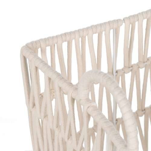 Set Košara Bijela Uže 45 x 35 x 36 cm (3 Dijelovi) Cijena