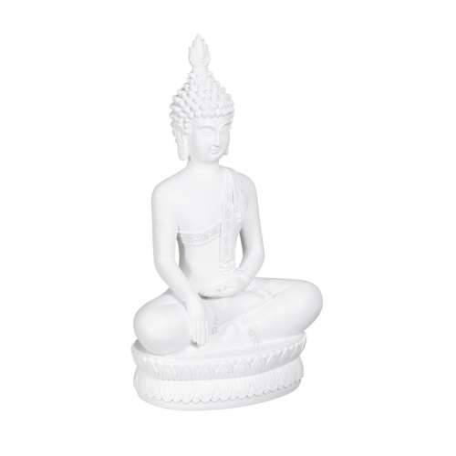 Ukrasna figura Bijela Buda 19,2 x 12 x 32,5 cm Cijena