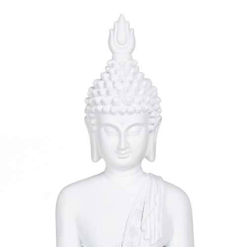 Ukrasna figura Bijela Buda 19,2 x 12 x 32,5 cm Cijena