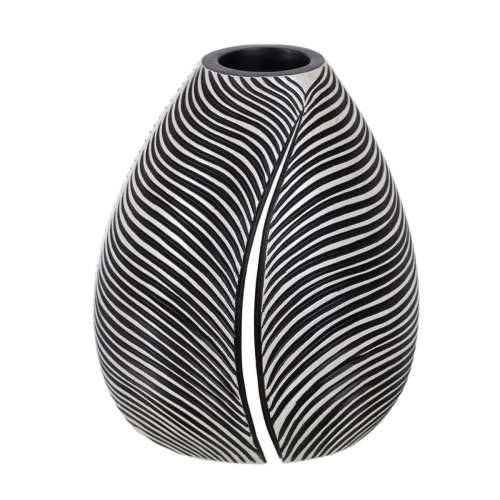 Vrč Bijela Crna Polirezin 17,5 x 17,5 x 20,5 cm Cijena