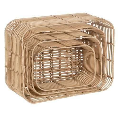 Set Košara Prirodno Smola 46 x 35 x 23 cm (4 kom.) Cijena