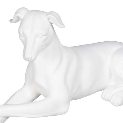 Ukrasna figura Bijela Pas 18 x 12,5 x 37 cm Cijena