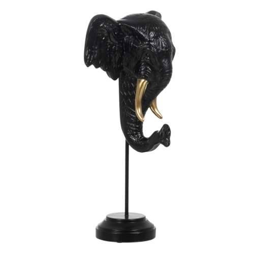 Ukrasna figura Crna zlatan Slon 20,5 x 14,3 x 35,5 cm Cijena