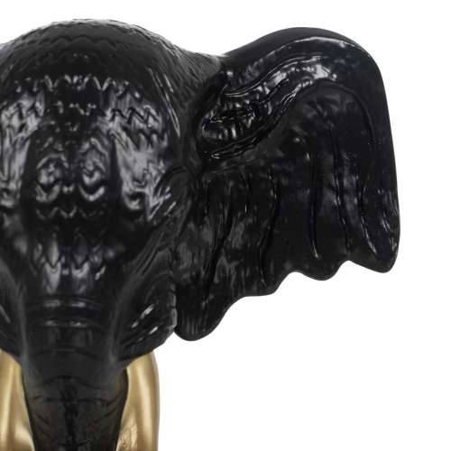 Ukrasna figura Crna zlatan Slon 20,5 x 14,3 x 35,5 cm Cijena