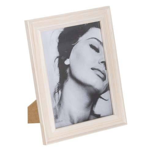 Okvir za sliku Bijela Svijetlo smeđi Drvo Kristal 20 x 2 x 25 cm Cijena