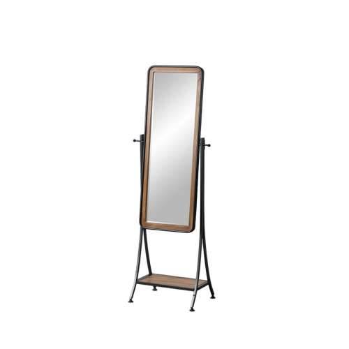 Dugo ogledalo Crna Prirodno 62 x 42 x 174 cm Cijena
