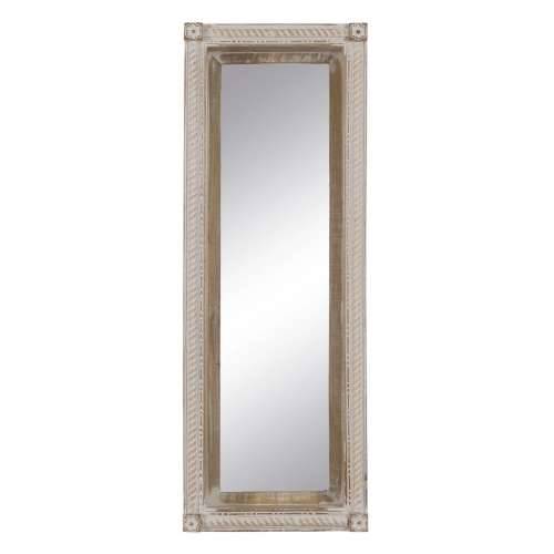 Zidno ogledalo Bijela Prirodno Vertikalno 106,6 x 12,7 x 38 cm Cijena